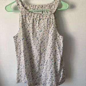 Rachel Zoe Floral Linen Blouse